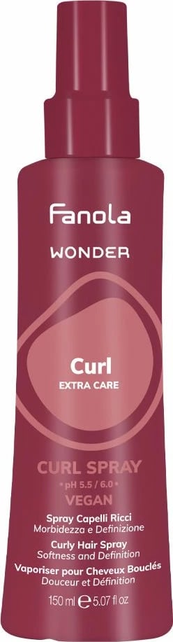 Spray për kaçurrela Fanola Wonder Curl Extra Care për femra 150ml
