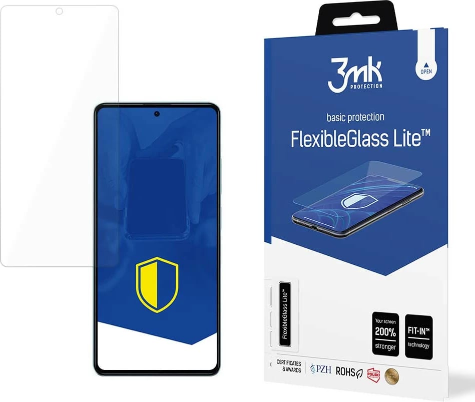 Mbështjellës xhami hibrid 3mk FlexibleGlass Lite për Poco X5 Pro 5G / Redmi Note 12 Pro, Transparent