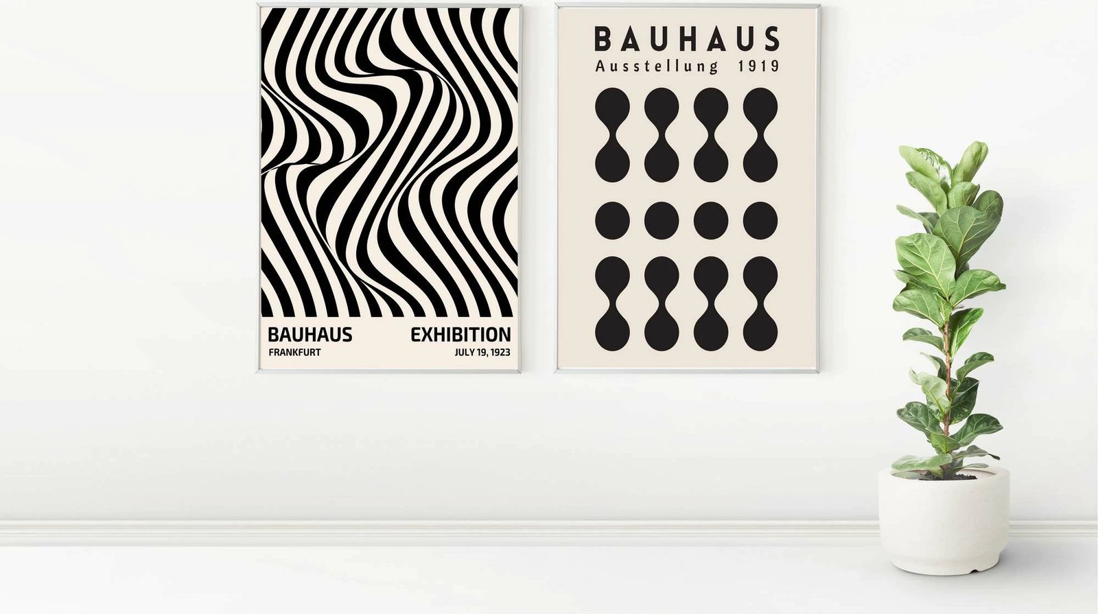 Pikturë dekorative me kornizë MDF (2 copë), Wallity, Mp2-00106, 21x30cm