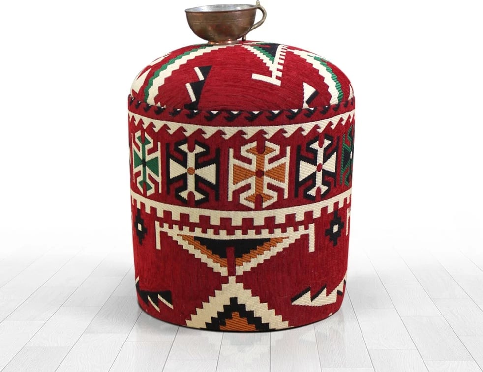 Puf oriental Atelier del Sofa, Bozok v3, shumëngjyrësh