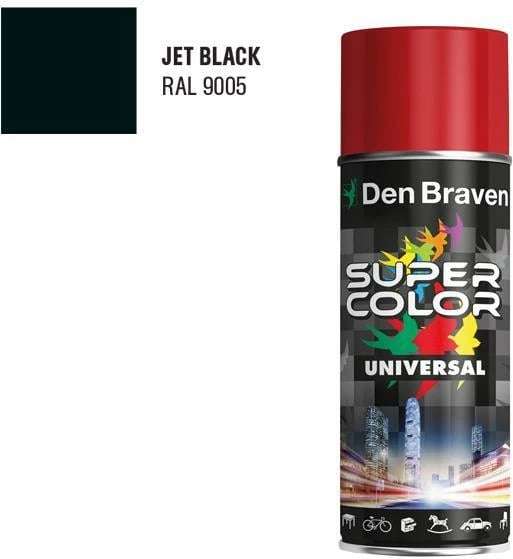Sprej akrilik Den Braven Super Color Universal, 400ml, E zezë