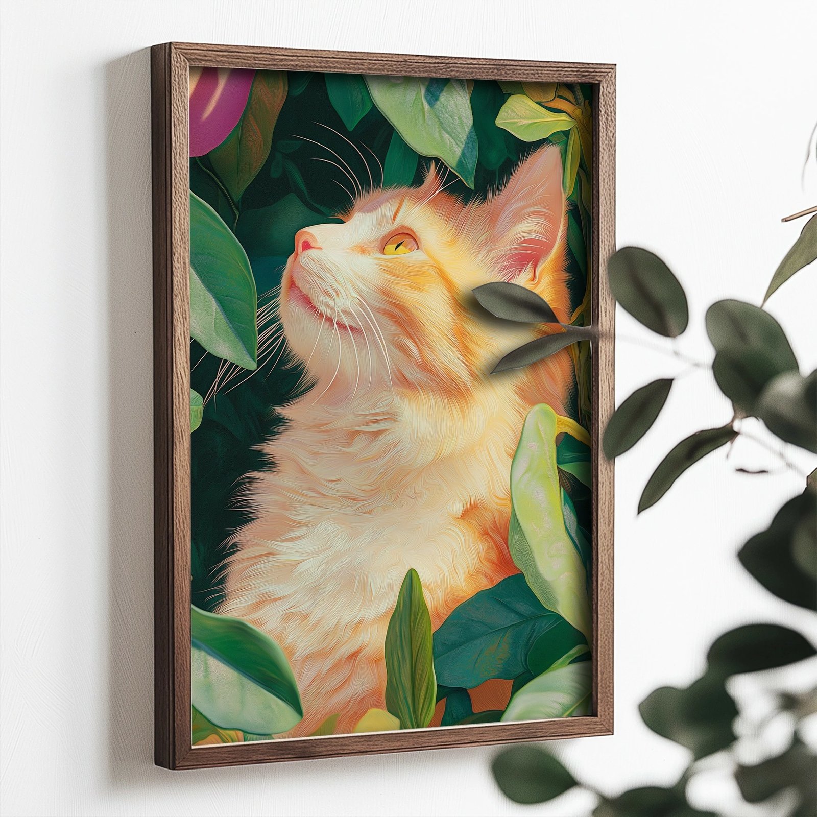 Pikturë dekorative me kornizë MDF, shumëngjyrëshe, Wallity, TUN046-L, 35x47x2 cm