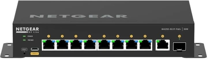 Switch i menaxhuar Netgear GSM4210PD, 8xGE PoE+, 1xSFP, i zi