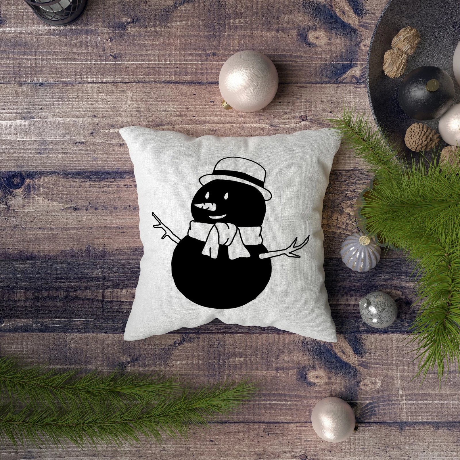 Jastëk dekorativ Aberto Design, NYXMAS131, shumëngjyrësh, 43x43cm