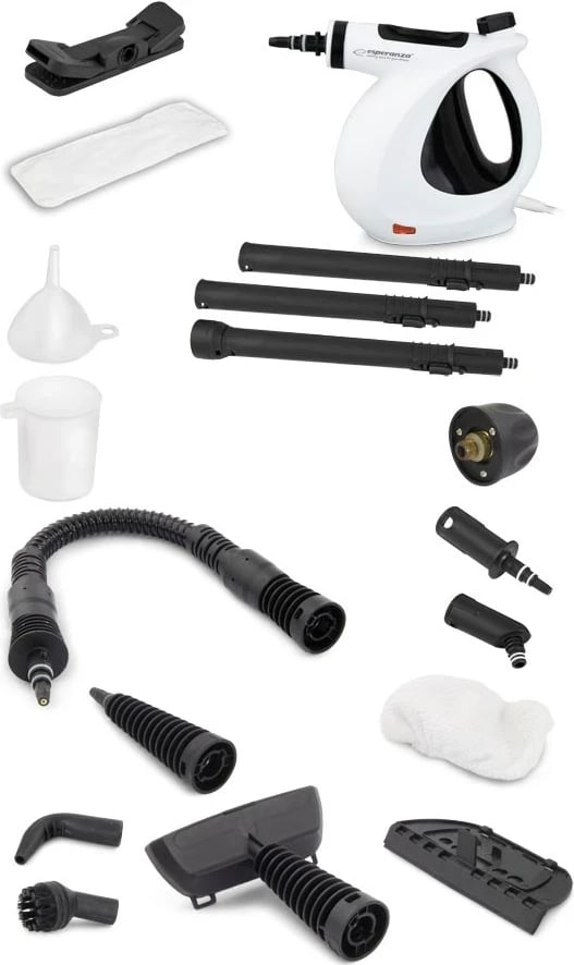 Pastrues me avull portativ Esperanza EHS008, 0.35L, 900W, Bardhë