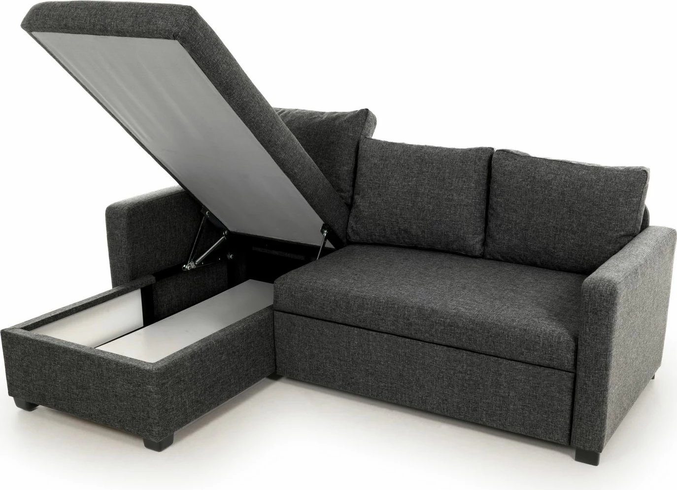 Kënd-sofë krevate Atelier del Sofa, ngjyrë gri e errët