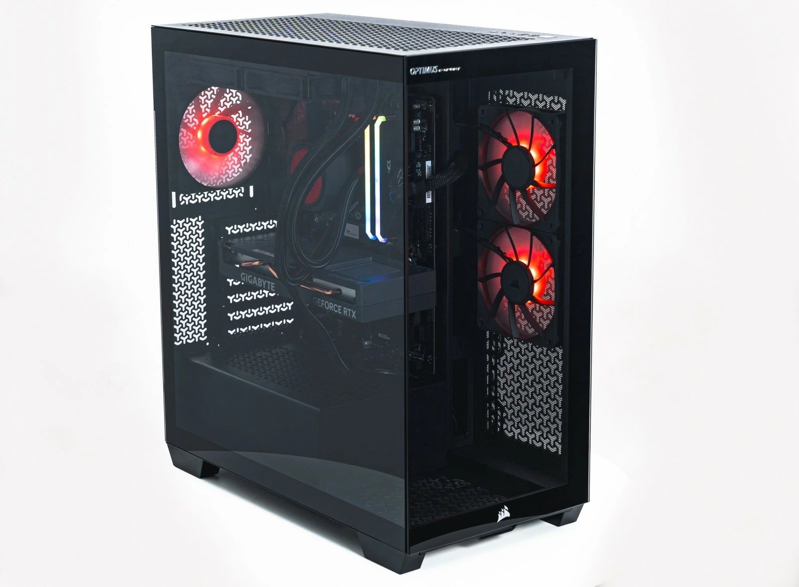 Kasë gaming OPTIMUS E-Sport GA520T-CR7, AMD Ryzen 7 5800X, 16 GB RAM, 1 TB SSD, GeForce RTX 4060, E zezë