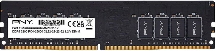 RAM Memorje PNY MD16GSD43200-TB, 16GB, DDR4, 3200MHz, DIMM