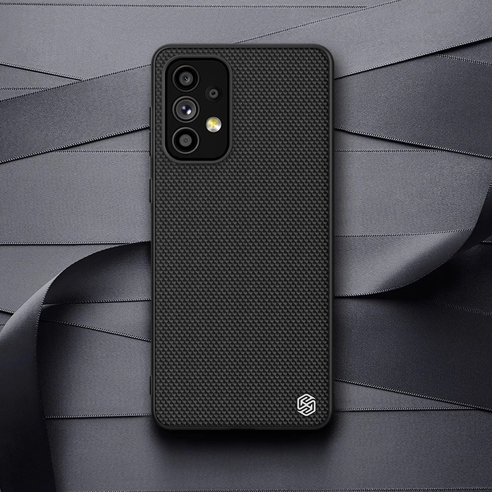 Mbështjellës Nillkin Textured Case për Samsung Galaxy A73, i zi