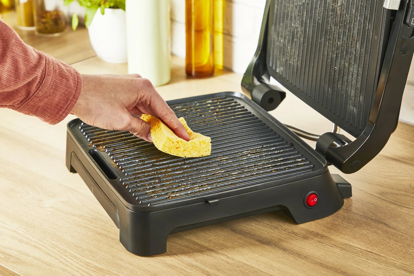 Grill elektrik Tefal Inicio Adjust GC272D10, çelik inoks