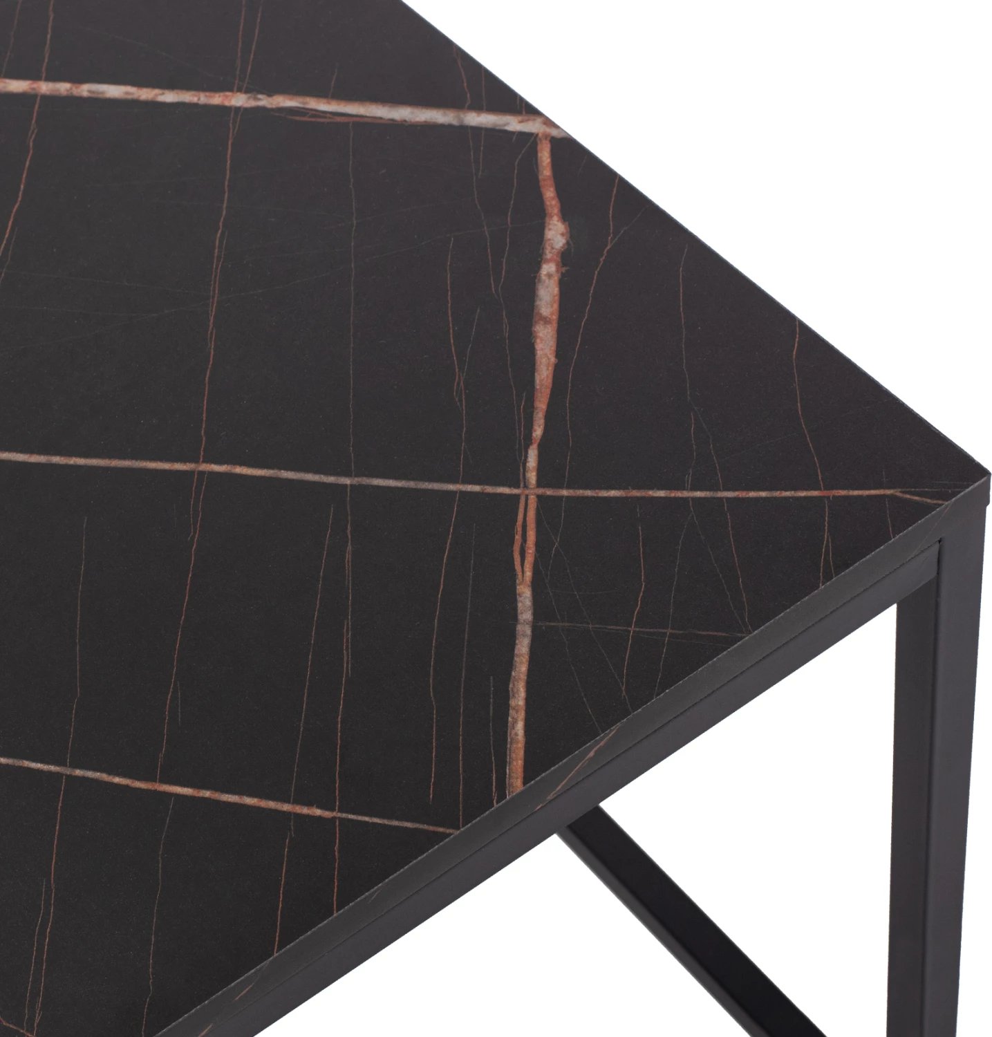 Tavolina anësore GRELAY set 2 copë MDF & metal 45Χ45Χ50Hcm.FH8762.13 Tavolina anësore GRELAY set 2 copë MDF & metal 45Χ45Χ50Hcm.FH8762.13