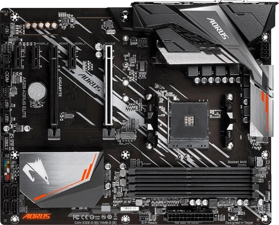 Pllakë amë Gigabyte A520 AORUS ELITE, Socket AM4, AMD A520