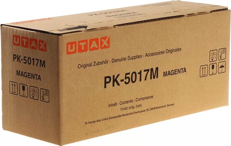 Toner, Utax, PK-5017M 1T02TVBUT0, rendiment 6000 faqe, magenta