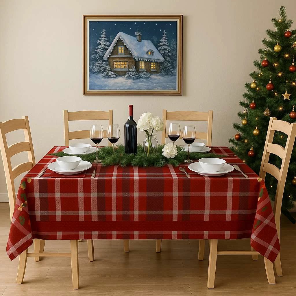 Mbulesë tavoline Hermia Concept, shumëngjyrëshe, 140x140cm