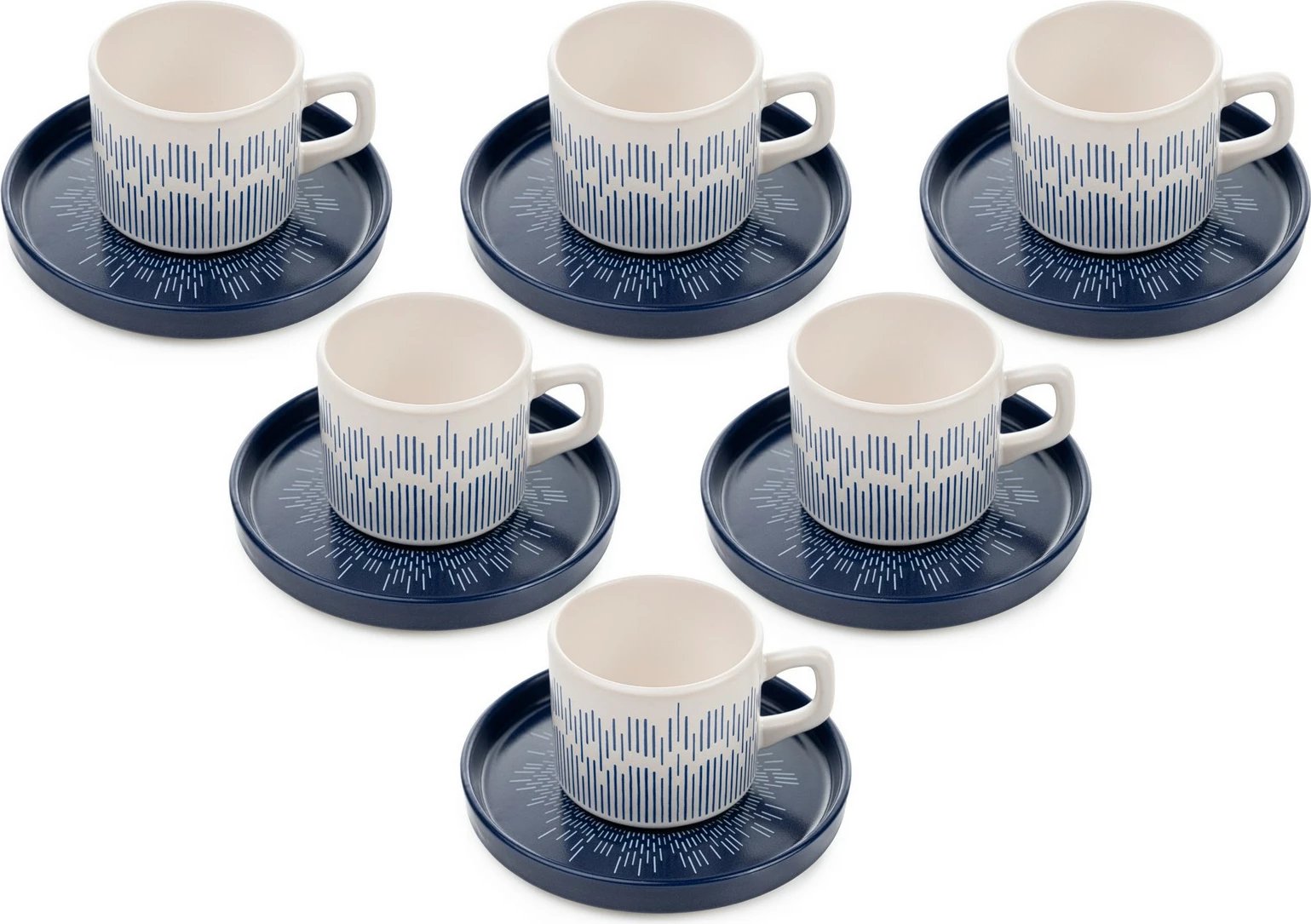 Set filxhanash kafeje (12 copë), Hermia Concept, TC038012F9RXA046100MATCS00