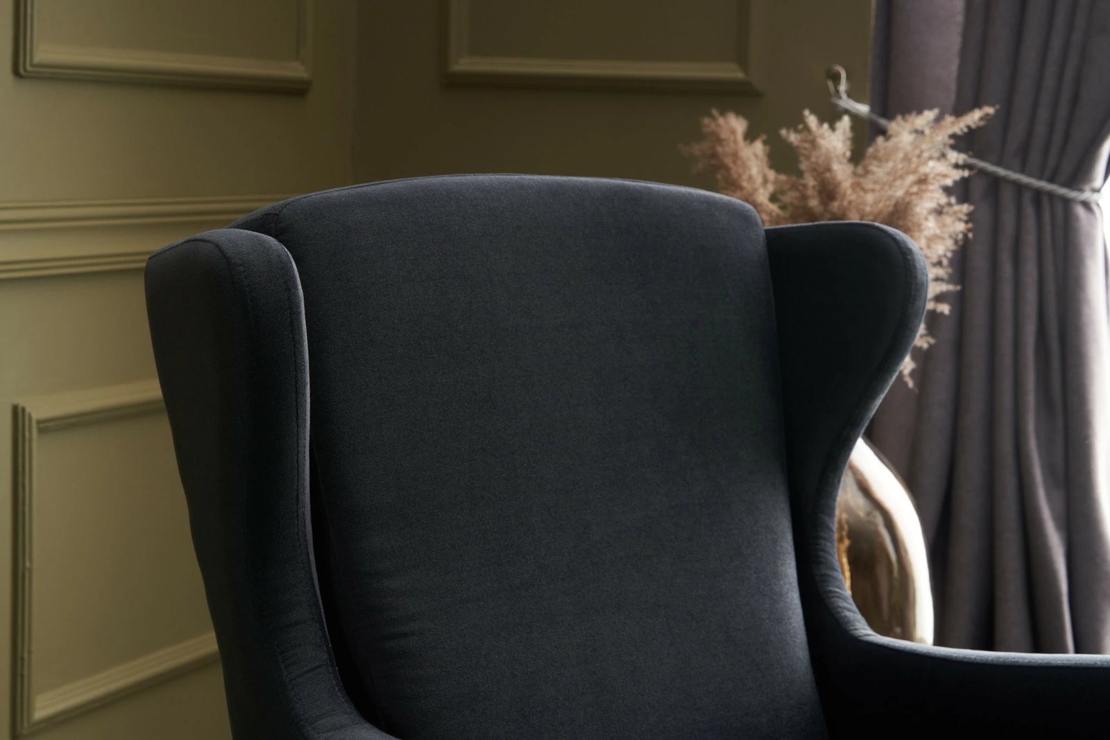 Karrige berjer Lola, ngjyrë antracit, Atelier del Sofa