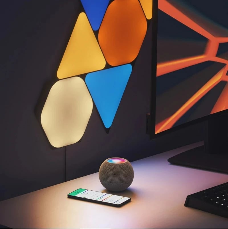 Panel i mençur ndriçimi Nanoleaf NL42-0101HX-3PK, Wi-Fi, 3 copë, Zi