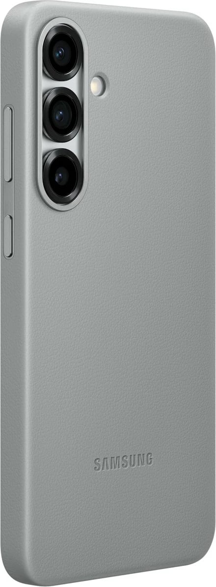 Mbështjellës Samsung Galaxy S25+, 17 cm (6.7"), lëkurë sintetike, ngjyrë e hirtë