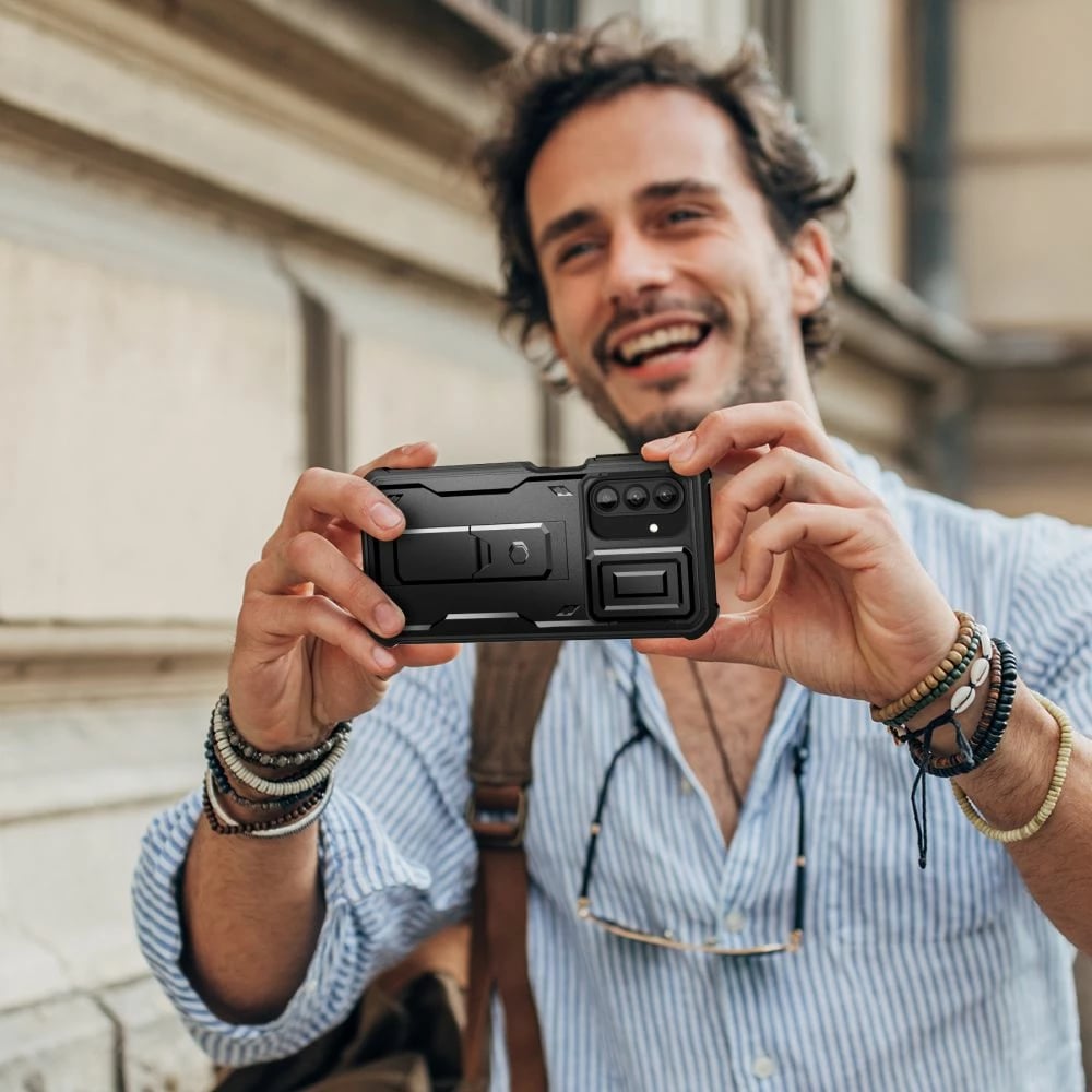Mbështjellës Tech-Protect Kevlar Cam+ për Samsung Galaxy A26 5G, i zi