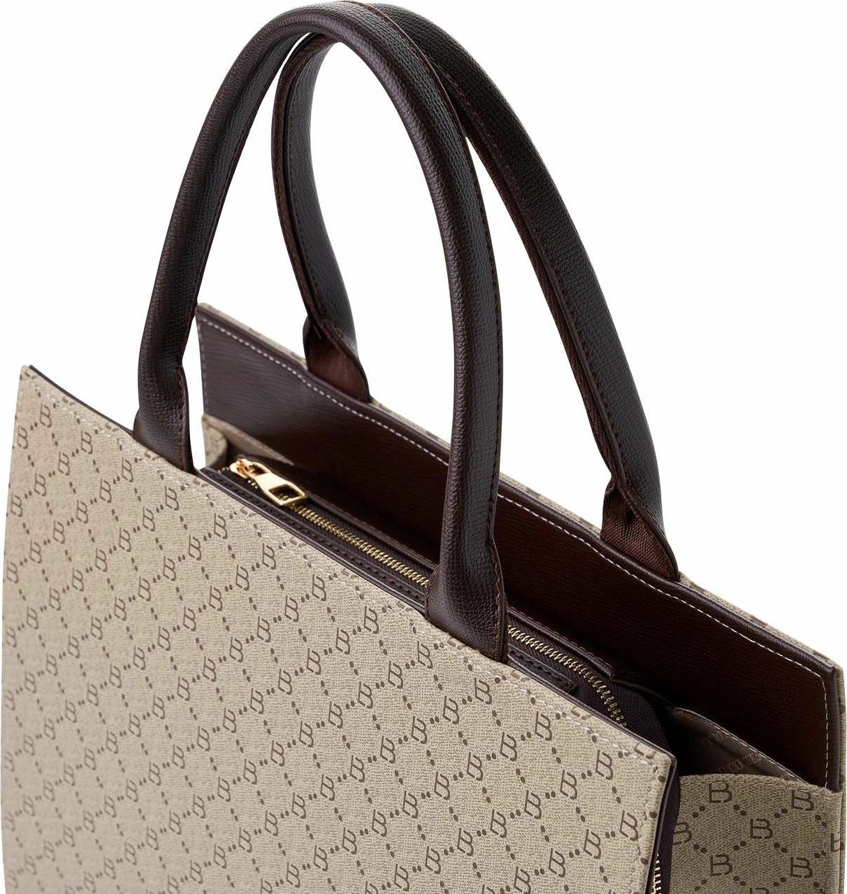 Torbë tote Lucky Bees, krem, Mira