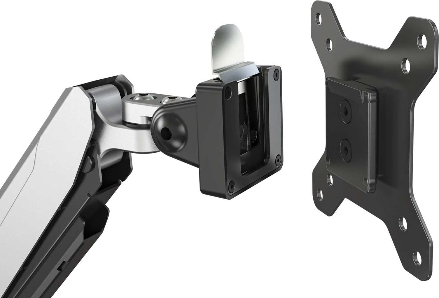 Mbajtëse tavoline për dy monitorë Digitus DA-90353, deri 27", argjendtë