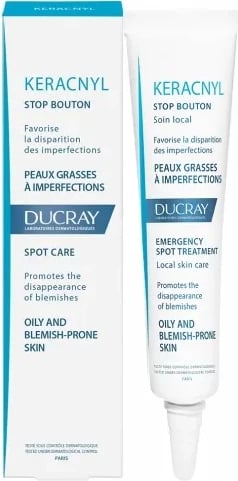 Trajtim lokal kundër pikave të zeza Ducray Keracnyl Stop Blackheads 10ml