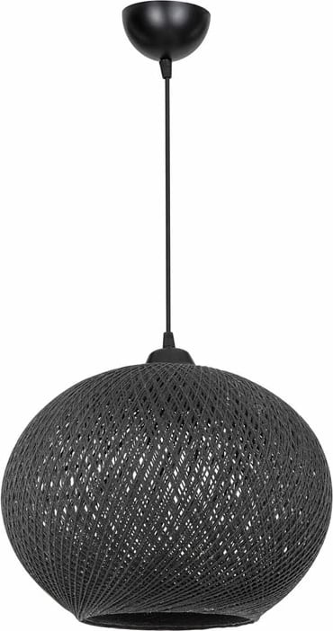 Dritë tavani Leshia Ε27 e zezë D38x38cm