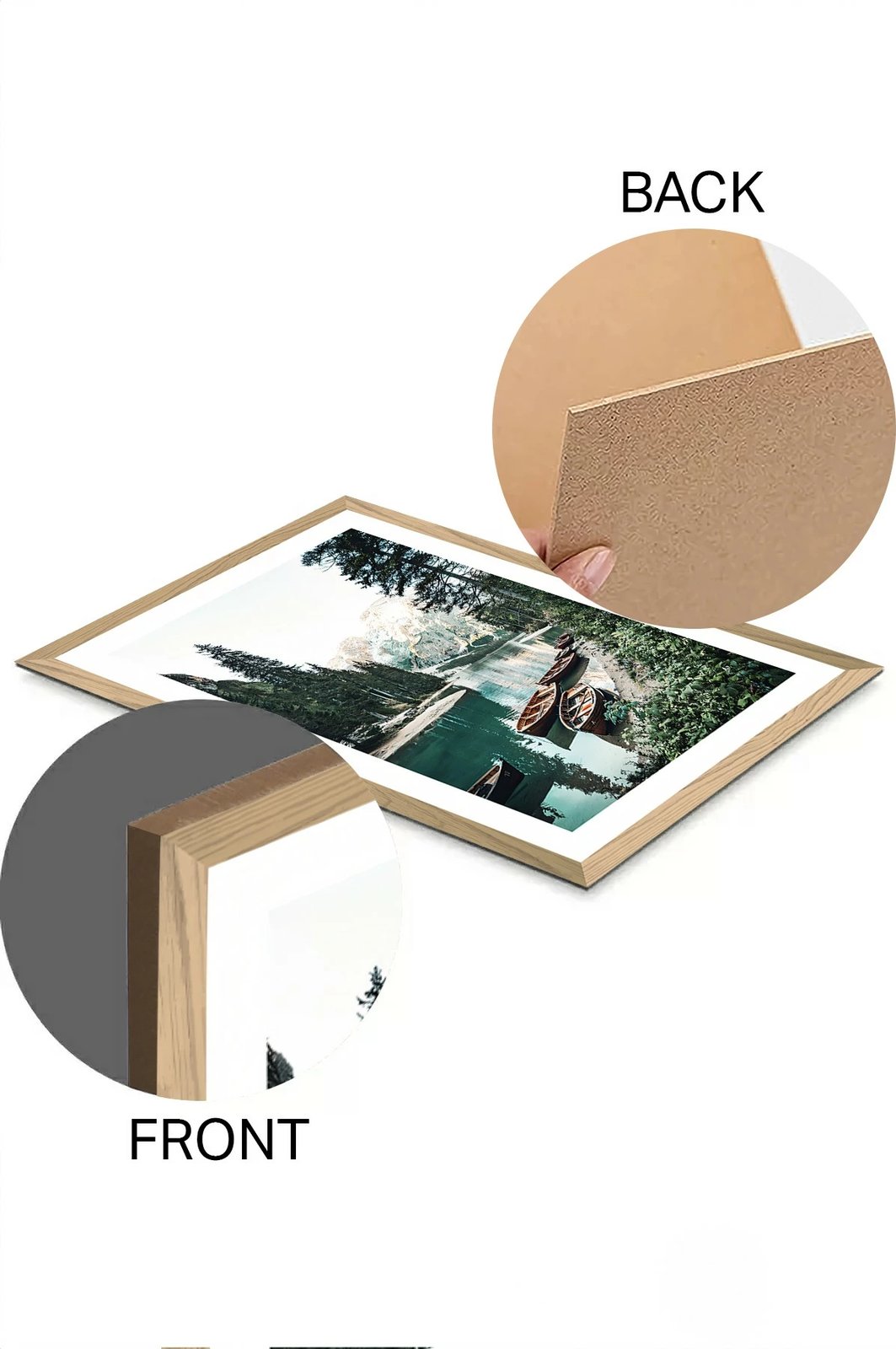 Pikturë dekorative Wallity, shumëngjyrëshe, Tekhammdf117, 33x48cm