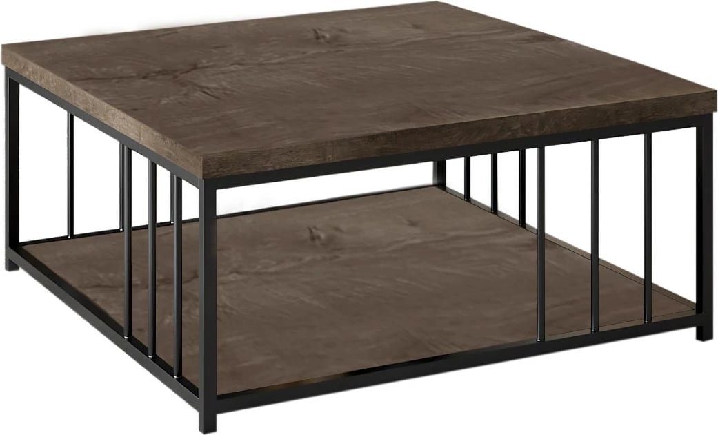 Tavolinë kafeje Hanah Home, Zenn, ngjyrë arre dhe e zezë