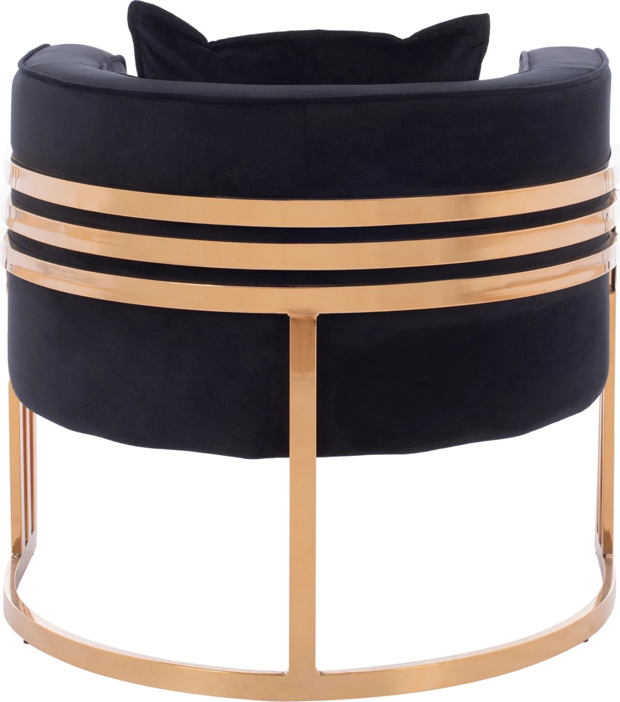 Karrige me krahë TIANA, kornizë metalike e artë, shpinë e ulët, rregullim gjysmë-rrethor, FH8738.04