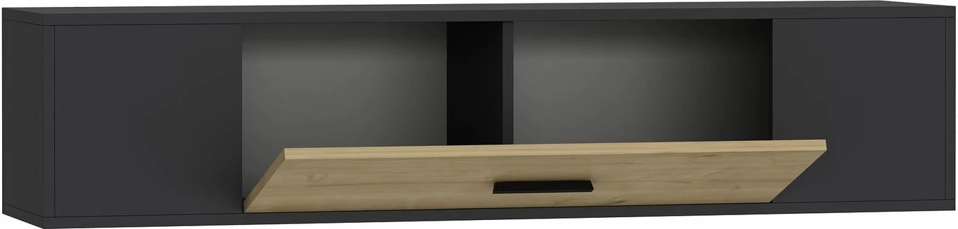 Komodë TV Skye Decor, antracit, lisi sapphire