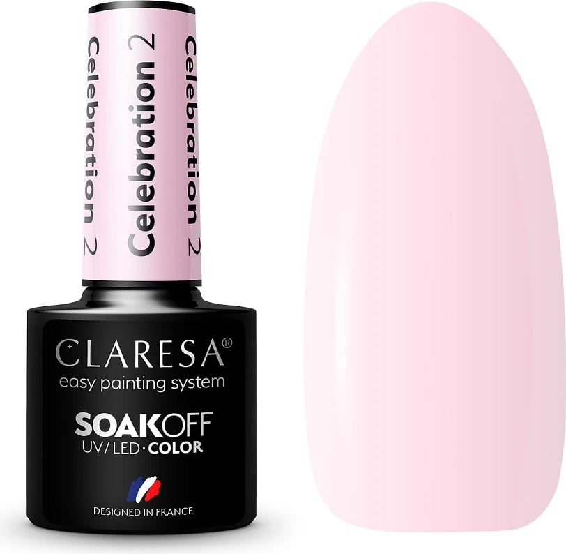 Llak për thonj Claresa Celebration Hybrid 2, 5g