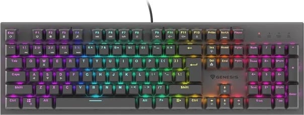 Tastierë Genesis Thor 303, RGB, e zezë