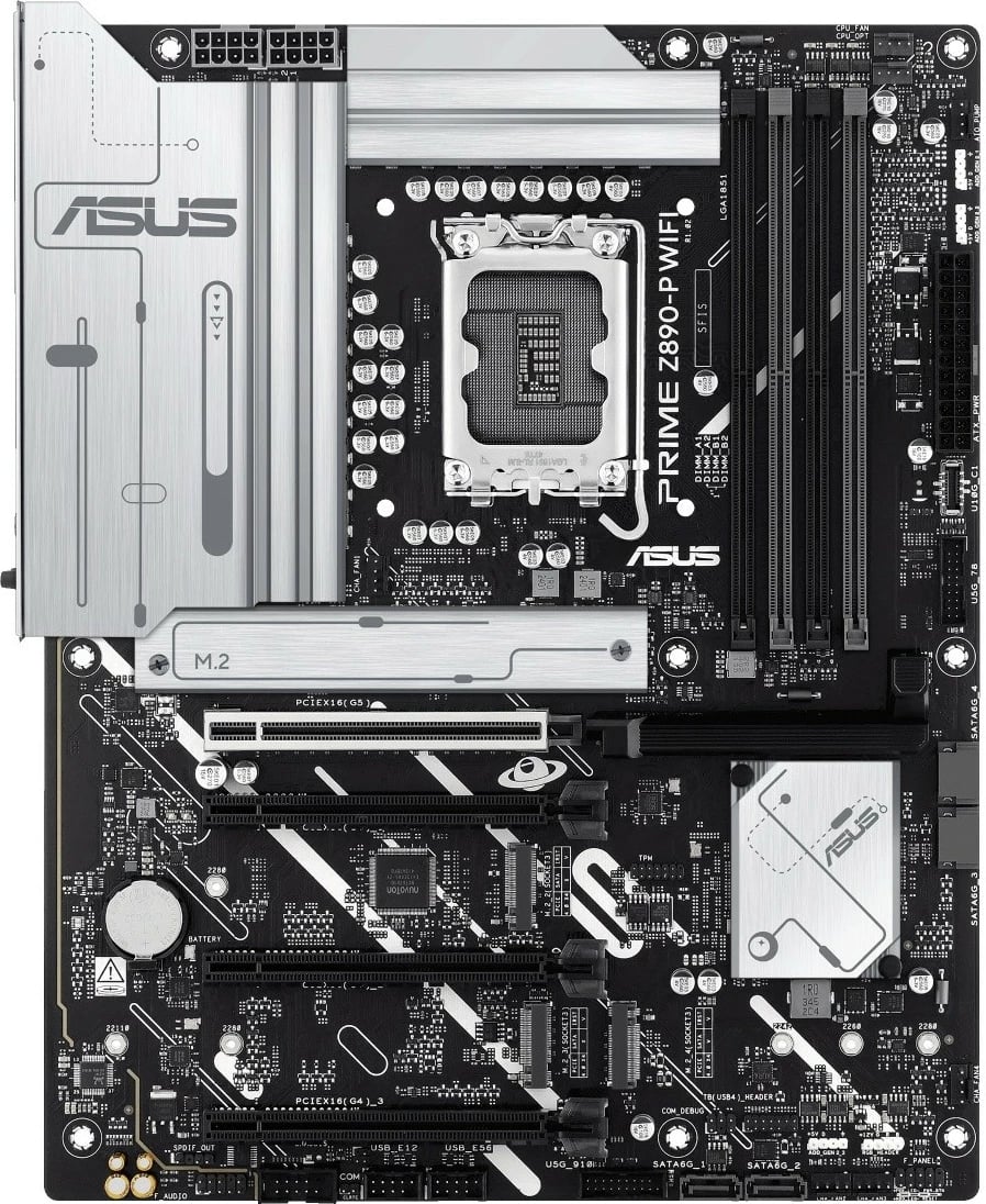 Pllakë amë Asus PRIME Z890-P WIFI, ATX, LGA1851, DDR5, WiFi, e zezë