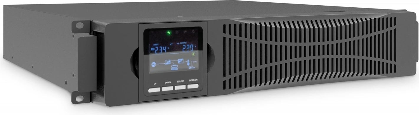 UPS online Digitus DN-170096, 3000VA/3000W, rack 19", LCD, 6x12V/9Ah, 8xC13, 1xC19, USB, RS232, RJ45, e zezë UPS online Digitus DN-170096, 3000VA/3000W, rack 19", LCD, 6x12V/9Ah, 8xC13, 1xC19, USB, RS232, RJ45, e zezë