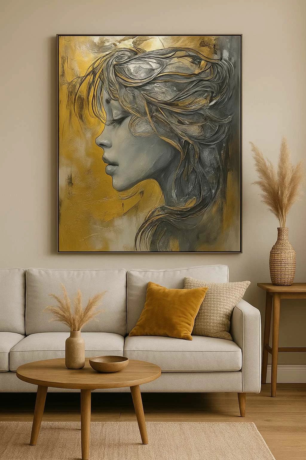 Pikturë dekorative në kanavacë, shumëngjyrëshe, Wallity, 50x70cm