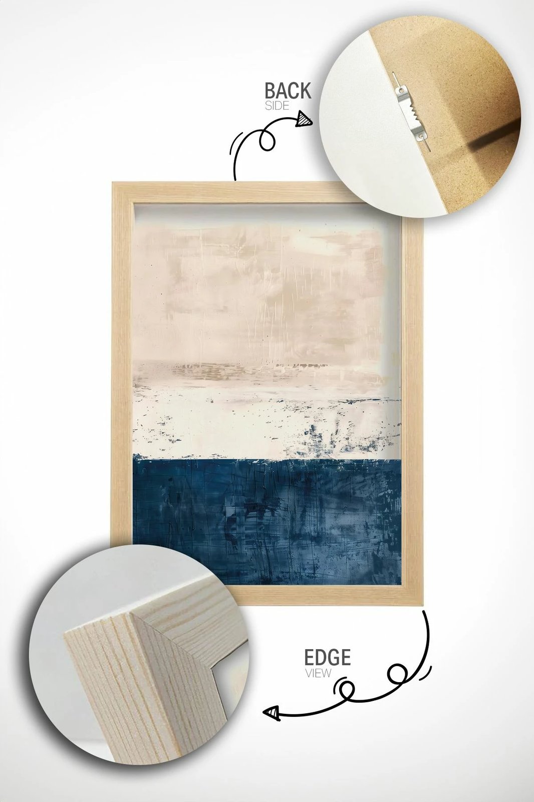 Pikturë dekorative me kornizë, Wallity, Lmnmdl2