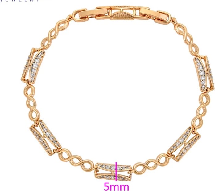 Byzylyk dore elegant, i praruar në arë 18k BZD1