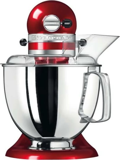 makinë kuzhine, KitchenAid, Artisan 5KSM175PSECA, 4.8L, 10 shpejtësi, kokë me ngritje, Candy Apple Red