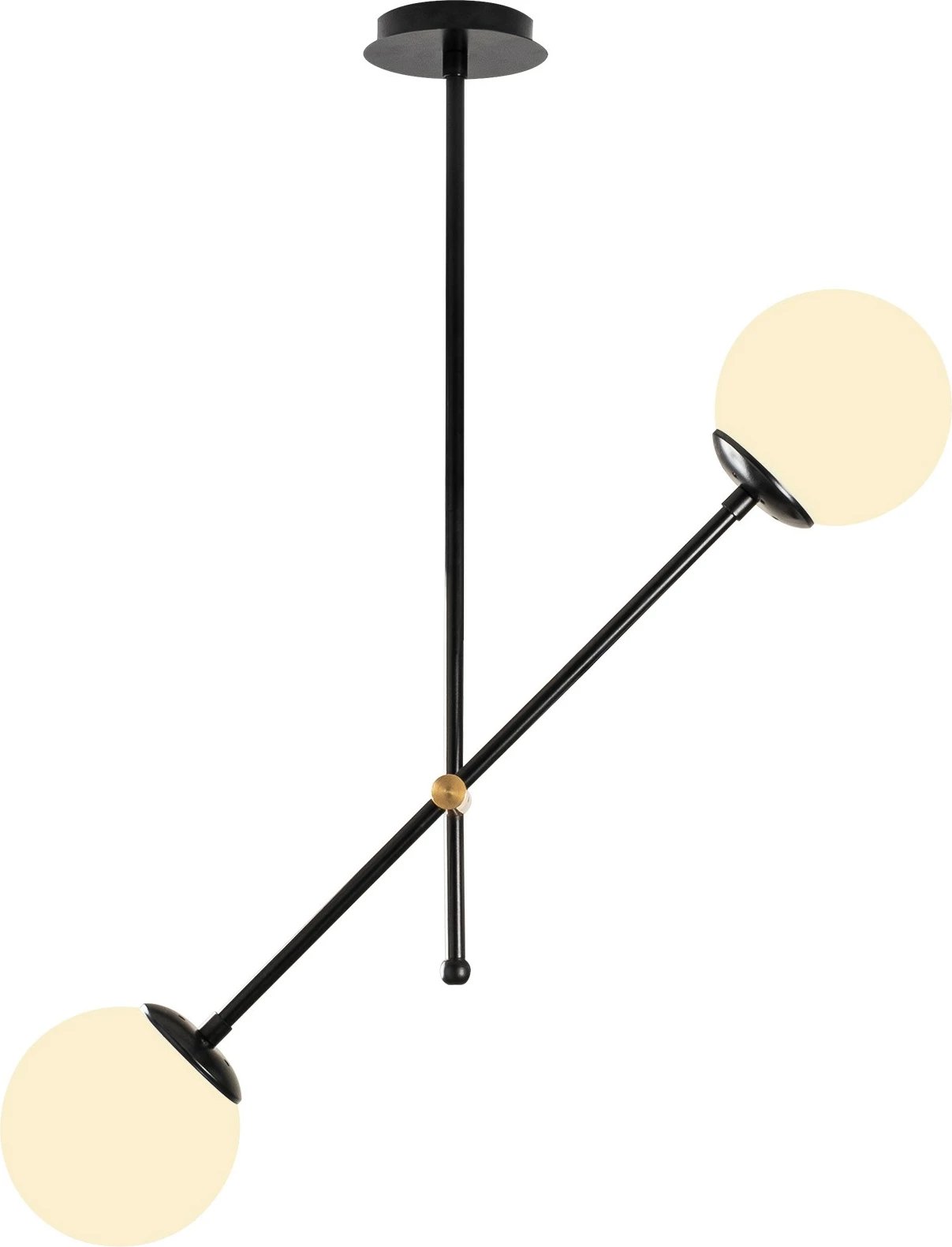 Llambë tavani Opviq, Best - 636 - S, e zezë dhe e bardhë