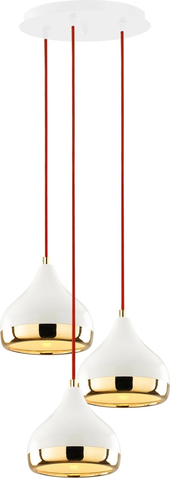 Llambë tavani Opviq, Yıldo - 6872, e bardhë, e kuqe, e artë