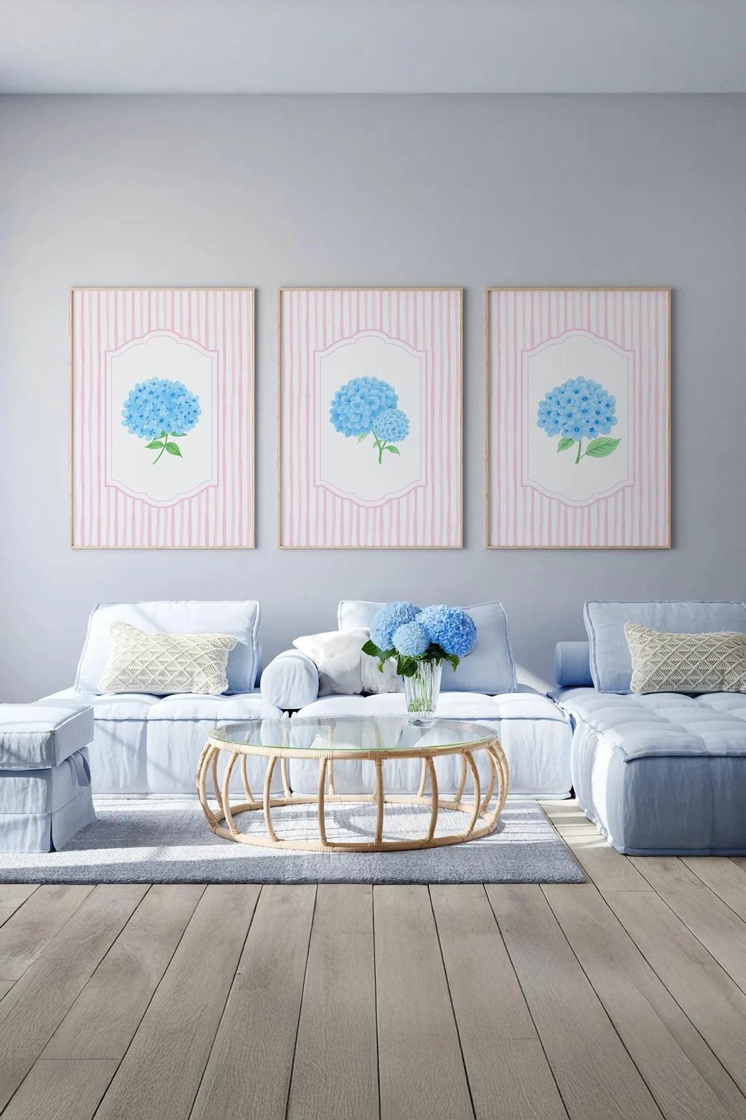 Pikturë dekorative me kornizë (3 copë), Wallity, Artsmdf3Lu1-5070