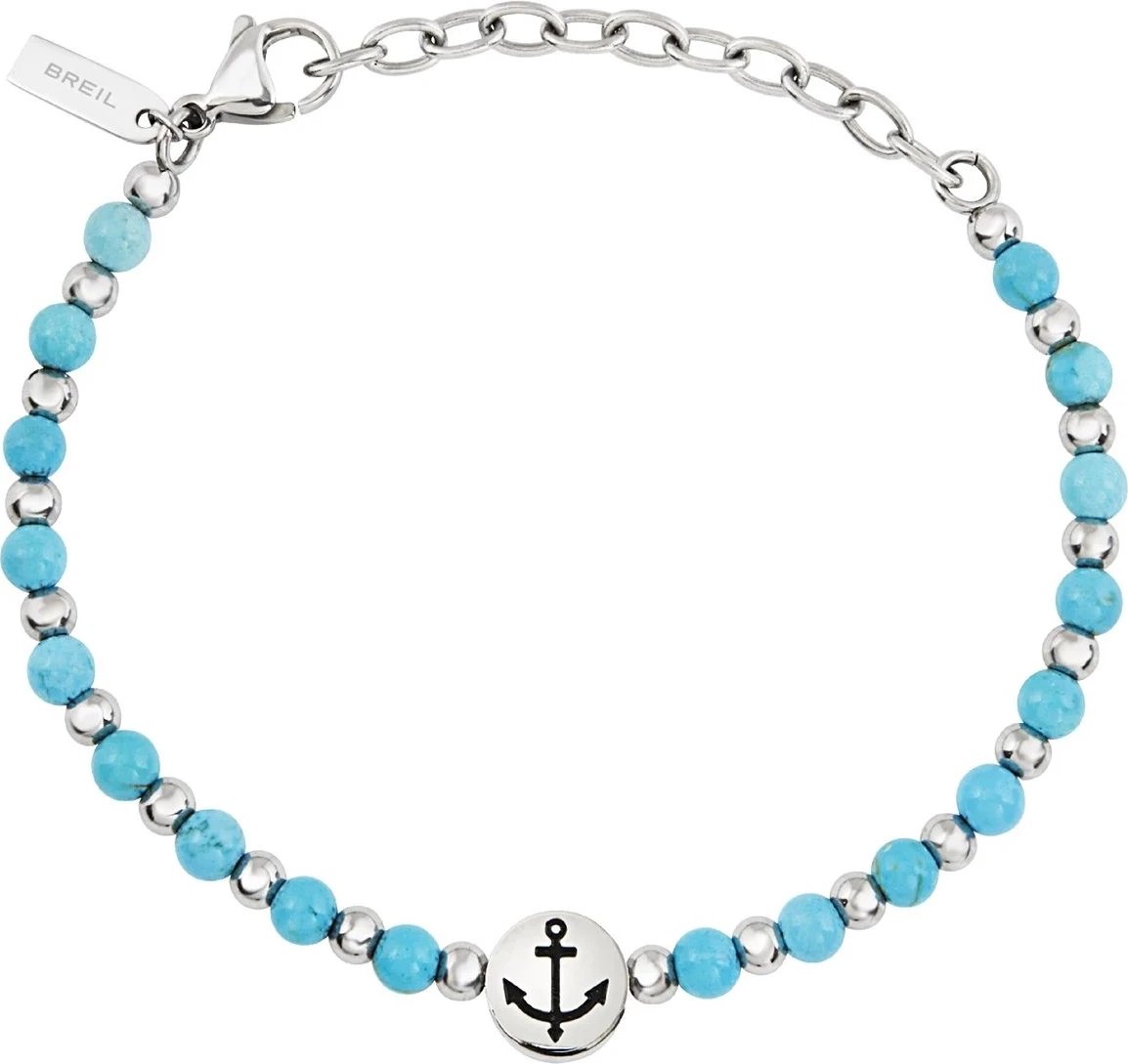 Byzylyk për meshkuj BREIL JEWELS Mod. TJ3591, argjend dhe kaltër