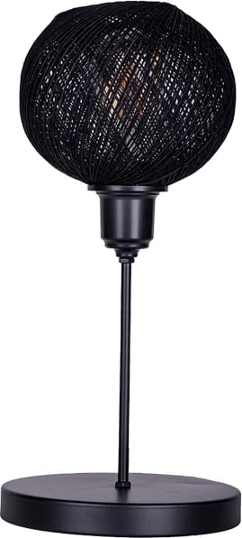 Llambë tavoline Gaia, metal i zi, E27, 22x30cm