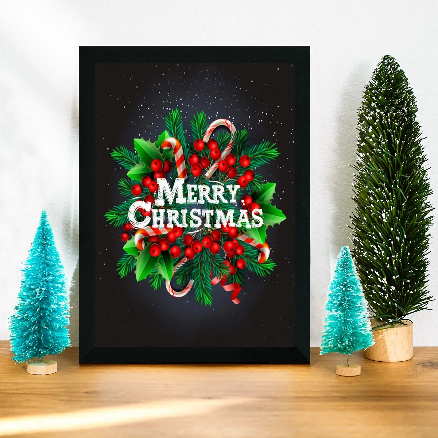 Pikturë dekorative me kornizë MDF, shumëngjyrëshe, Wallity, SC418624, 24x29cm