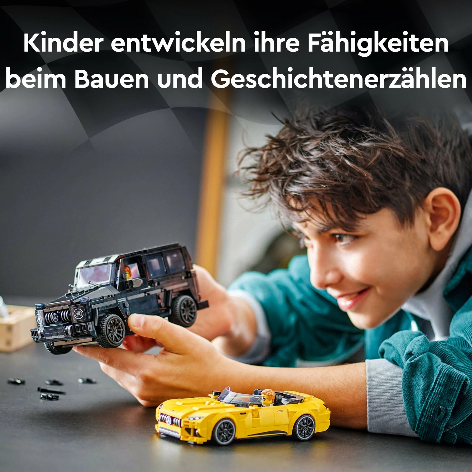 Set ndërtimi LEGO Mercedes-AMG G 63 & SL 63, 808 pjesë, shumëngjyrësh Set ndërtimi LEGO Mercedes-AMG G 63 & SL 63, 808 pjesë, shumëngjyrësh