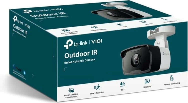 Kamerë IP, TP-Link, VIGI C340I 4MP 4mm, bardh e zi