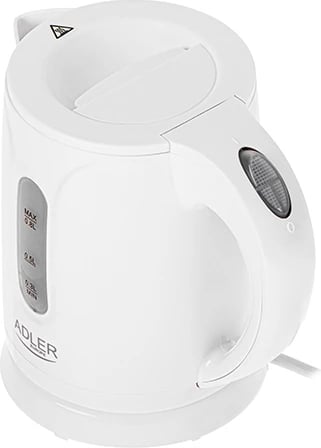 Çajnik elektrik Adler AD 1371 0.8 L 850 W plastik i bardhë