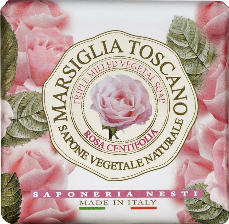 Sapun natyral për femra Nesti Dante Marsiglia Toscano Rosa Centifolia, 200g