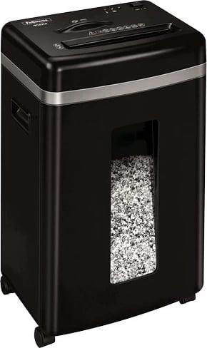 Shredder Fellowes Powershred 450M, micro-cut, 22L, 9 fletë, e zezë Shredder Fellowes Powershred 450M, micro-cut, 22L, 9 fletë, e zezë